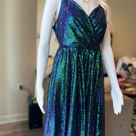 Sequined party dress size S - Picture 2 of 11